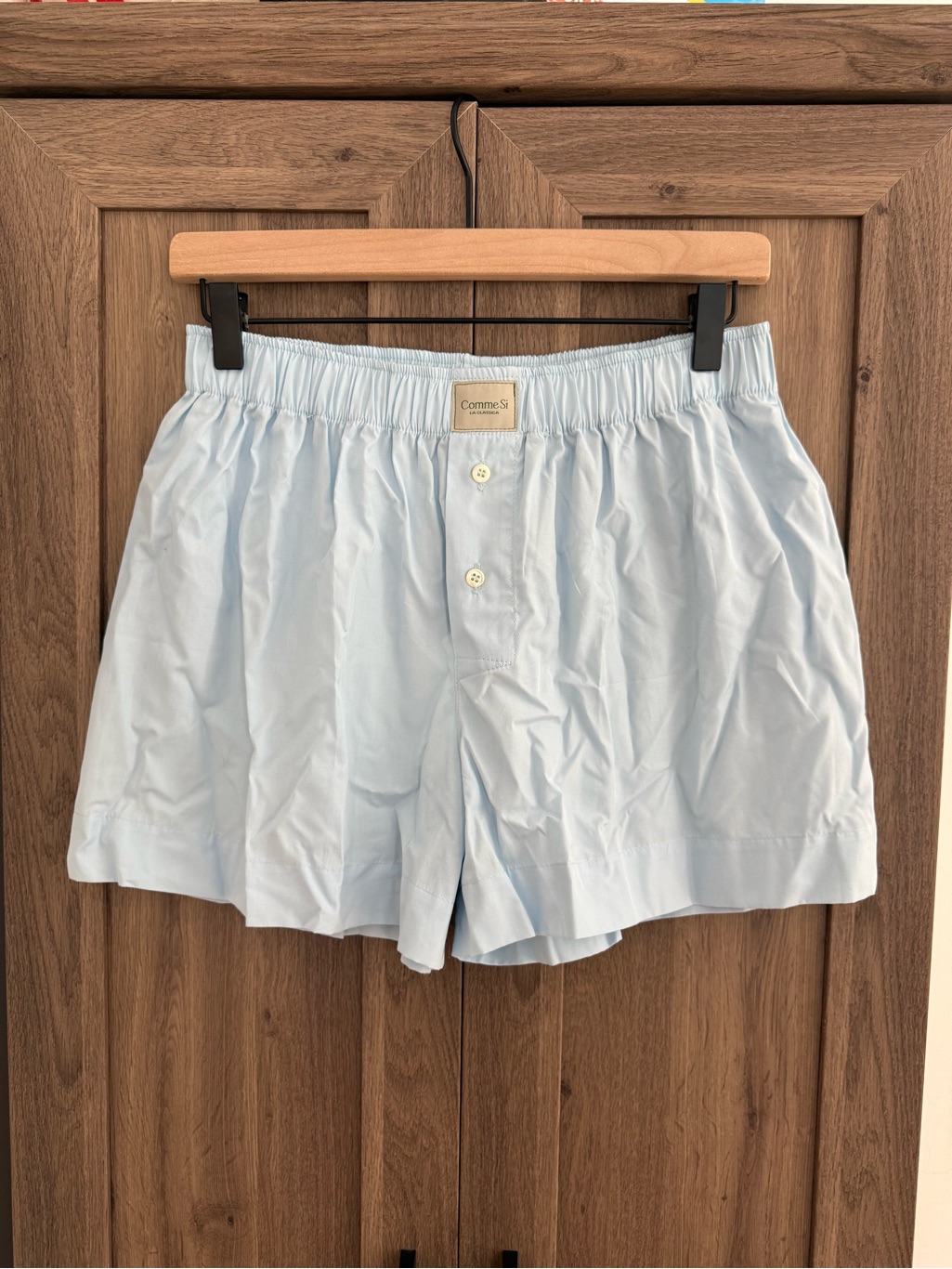 Nwt Revolve Comme Si La Boxer Classica Short In Grecian Blue Size Small — image 2 of 8